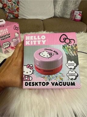 Hello Kitty Pink and Red Desktop Vacuum